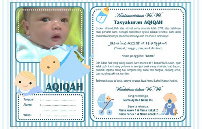 26++ Contoh surat undangan aqiqah word terbaru terbaru